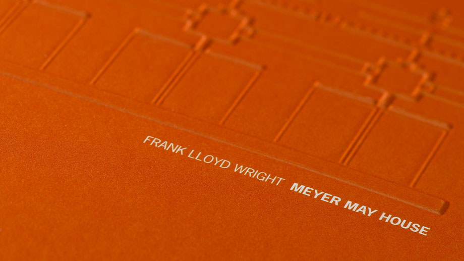 Print brochure celebrating the 100th anniversary of the Meyer May House.